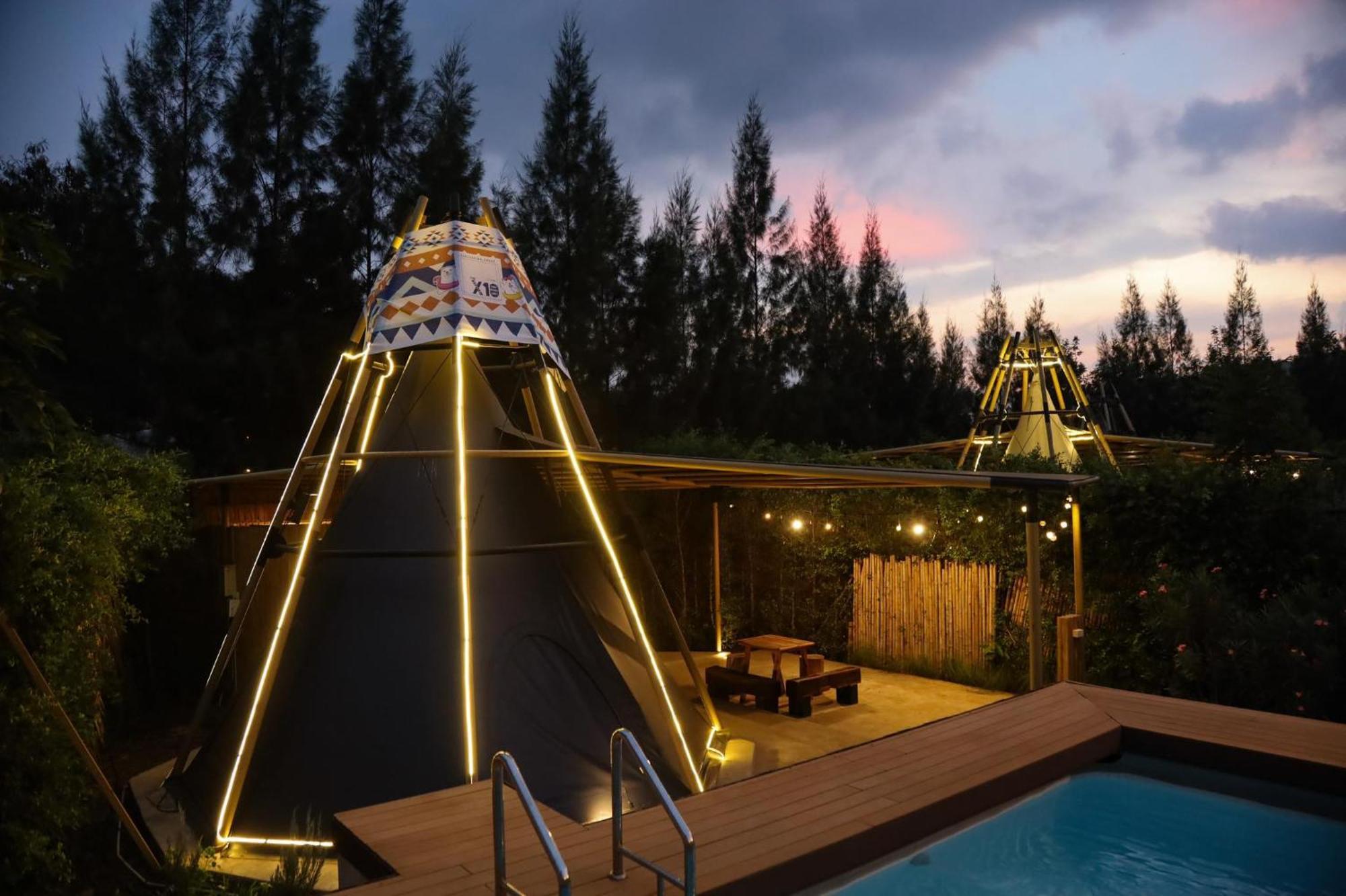 The X10 Nordic Tent And Glamping Pool Villa Khaoyai เขาใหญ่ - Sha Certified Ban Thung Sawang Eksteriør billede