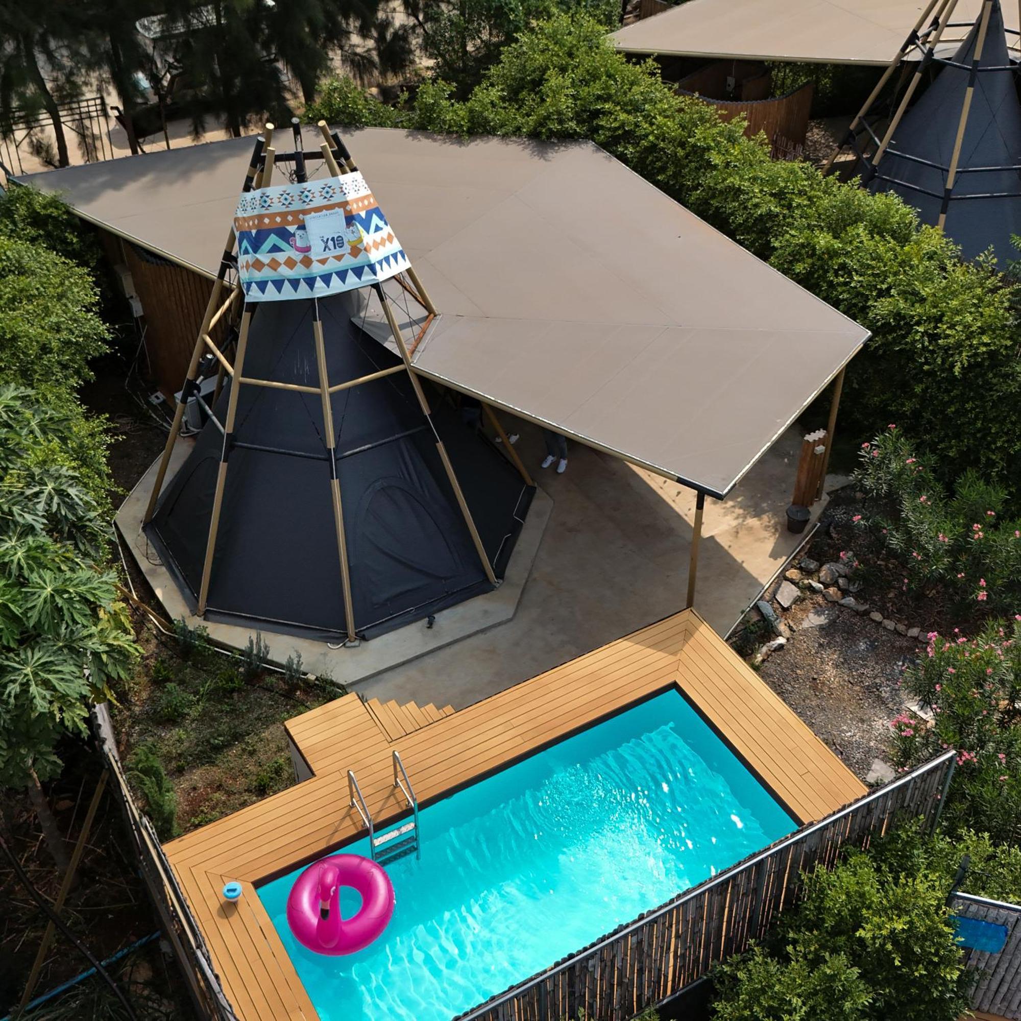 The X10 Nordic Tent And Glamping Pool Villa Khaoyai เขาใหญ่ - Sha Certified Ban Thung Sawang Eksteriør billede