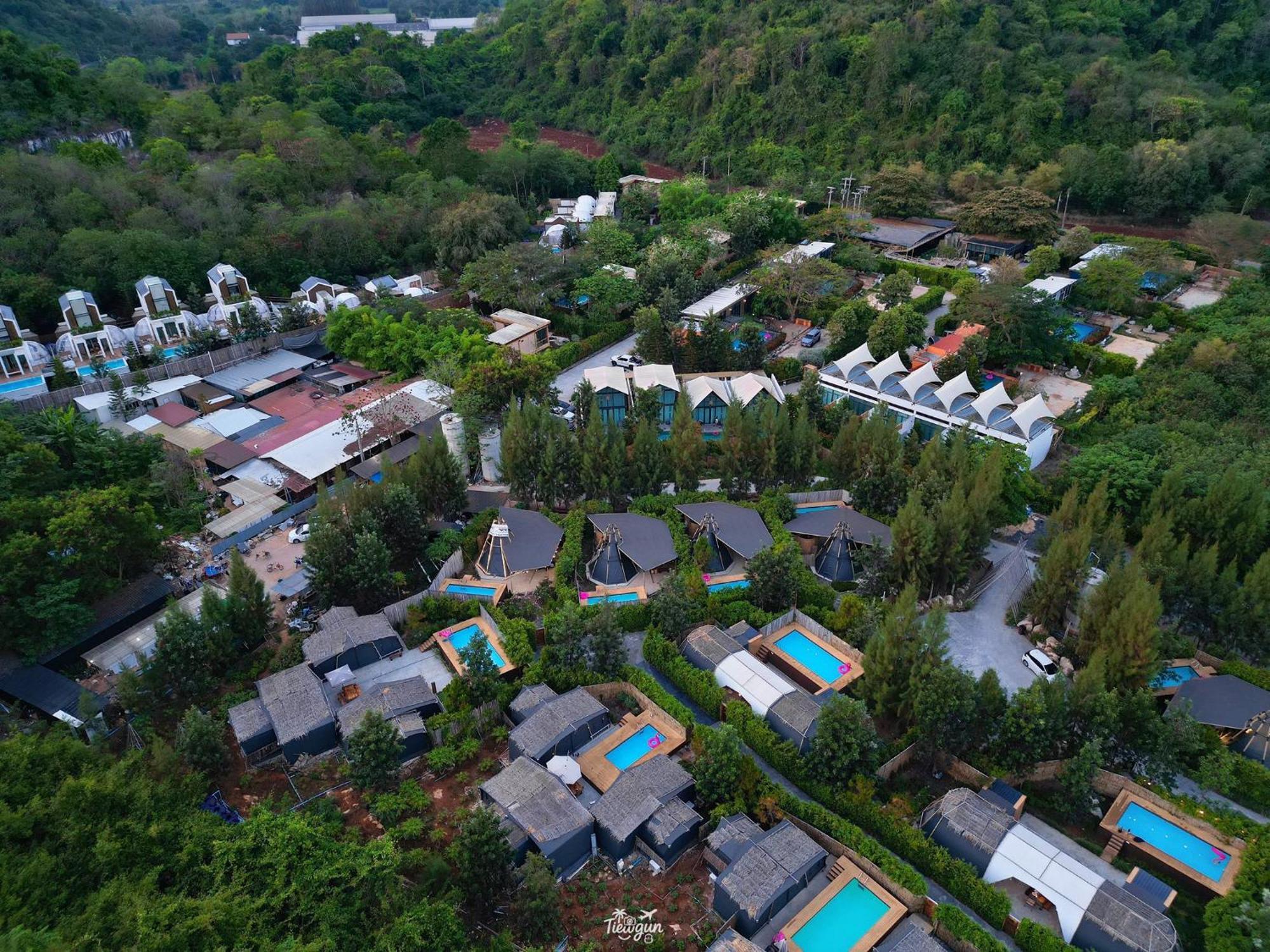The X10 Nordic Tent And Glamping Pool Villa Khaoyai เขาใหญ่ - Sha Certified Ban Thung Sawang Eksteriør billede